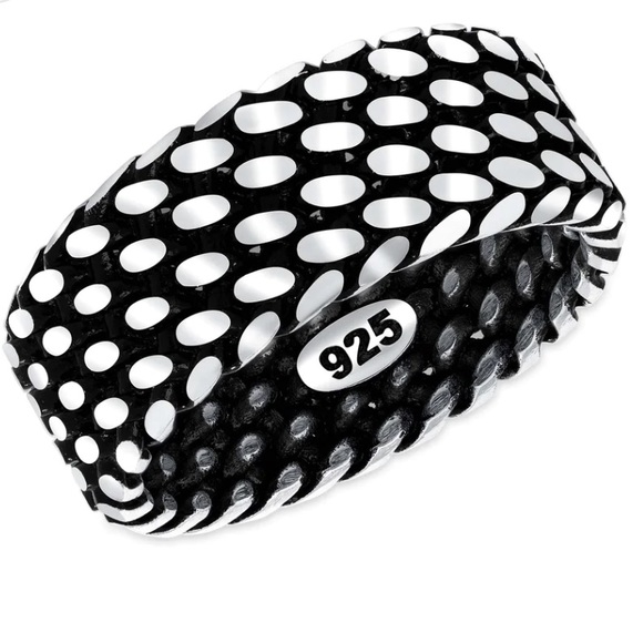 NEW 925 STERLING SILVER MEN ETERNITY WEDDING BAND - Picture 1 of 7